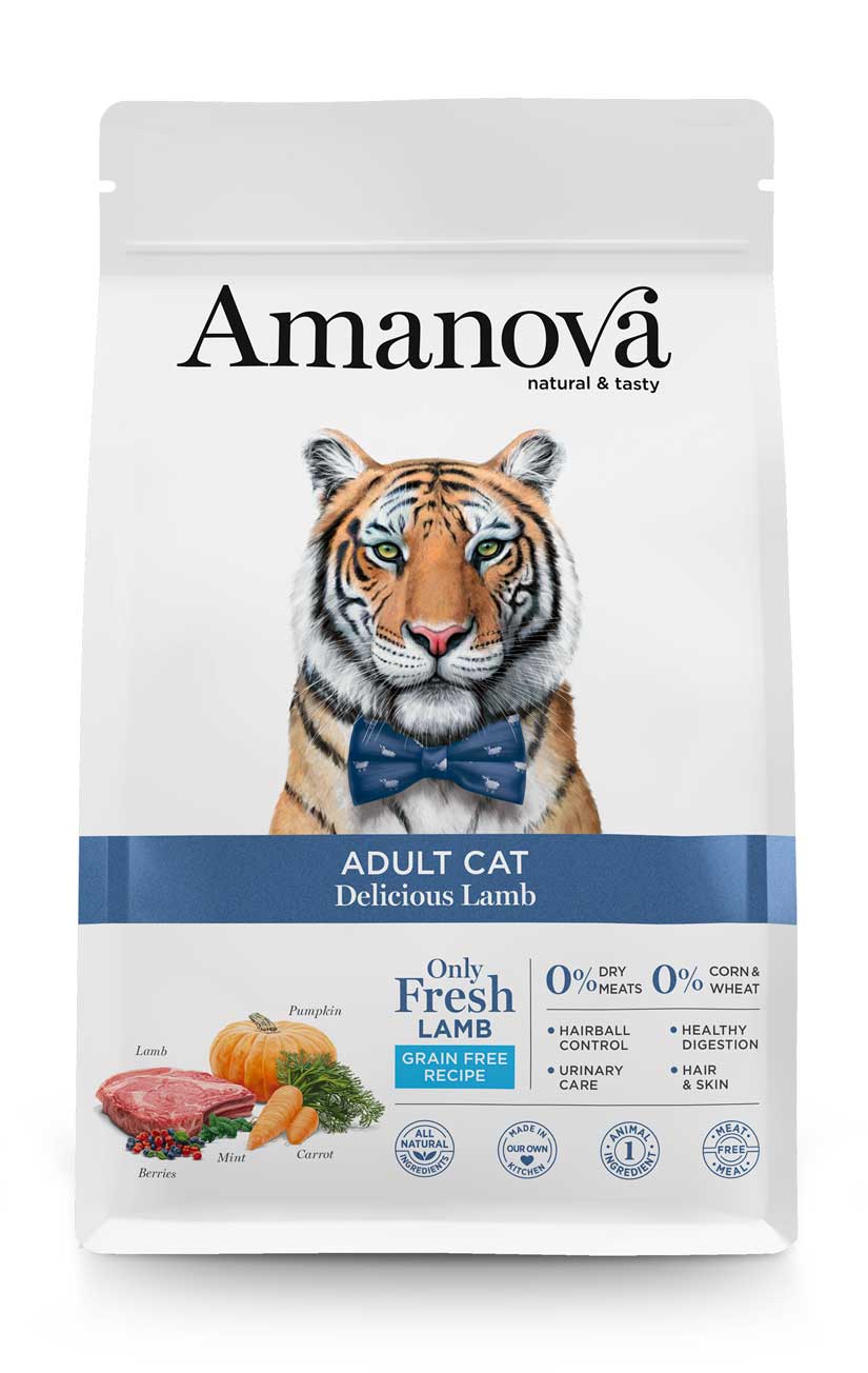 Amanova Adult Cat Delicious Lamb. Grain Free1.5Kg