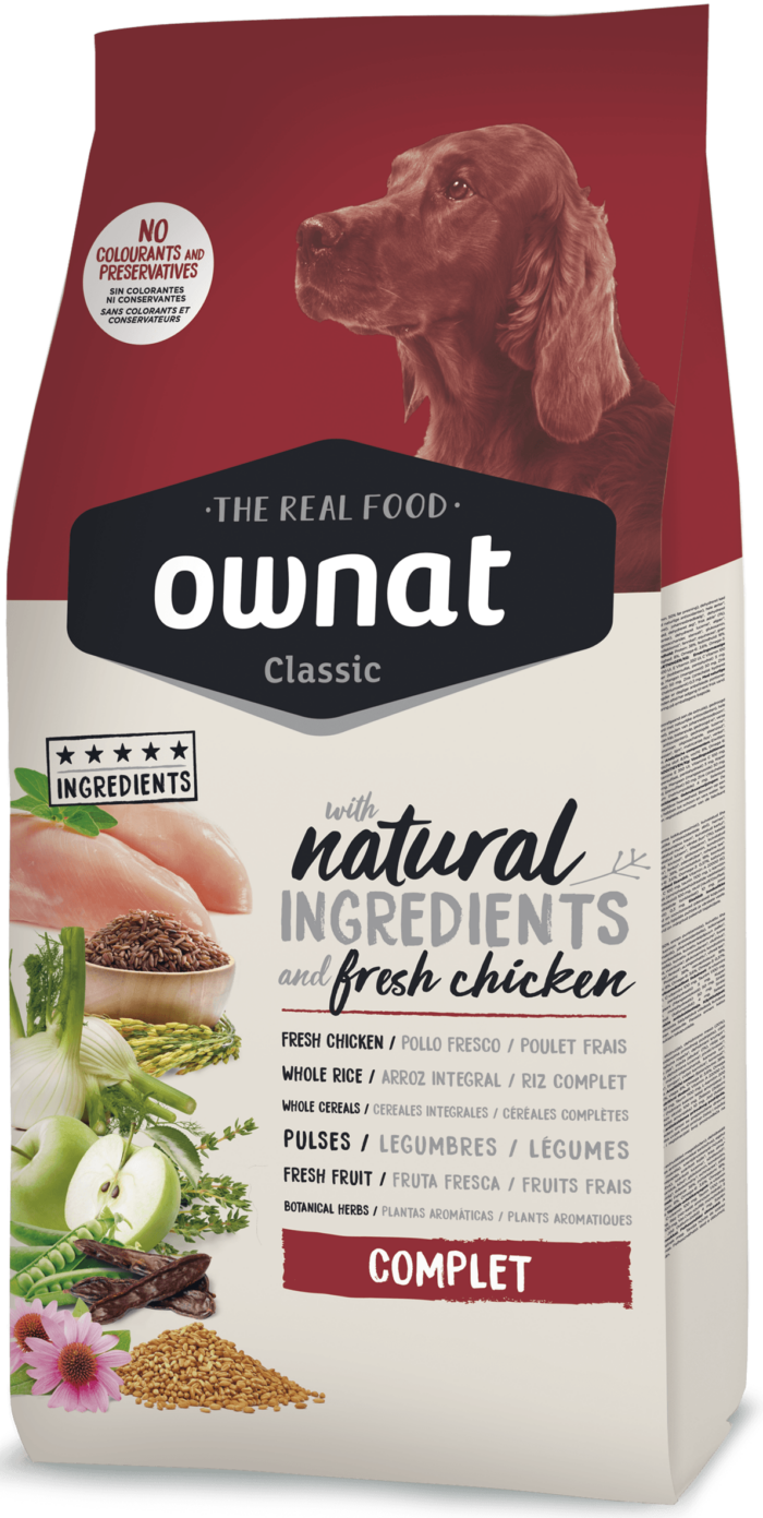 Ownat Classic Complet, Fresh Chicken. Pollo fresco. 4Kg