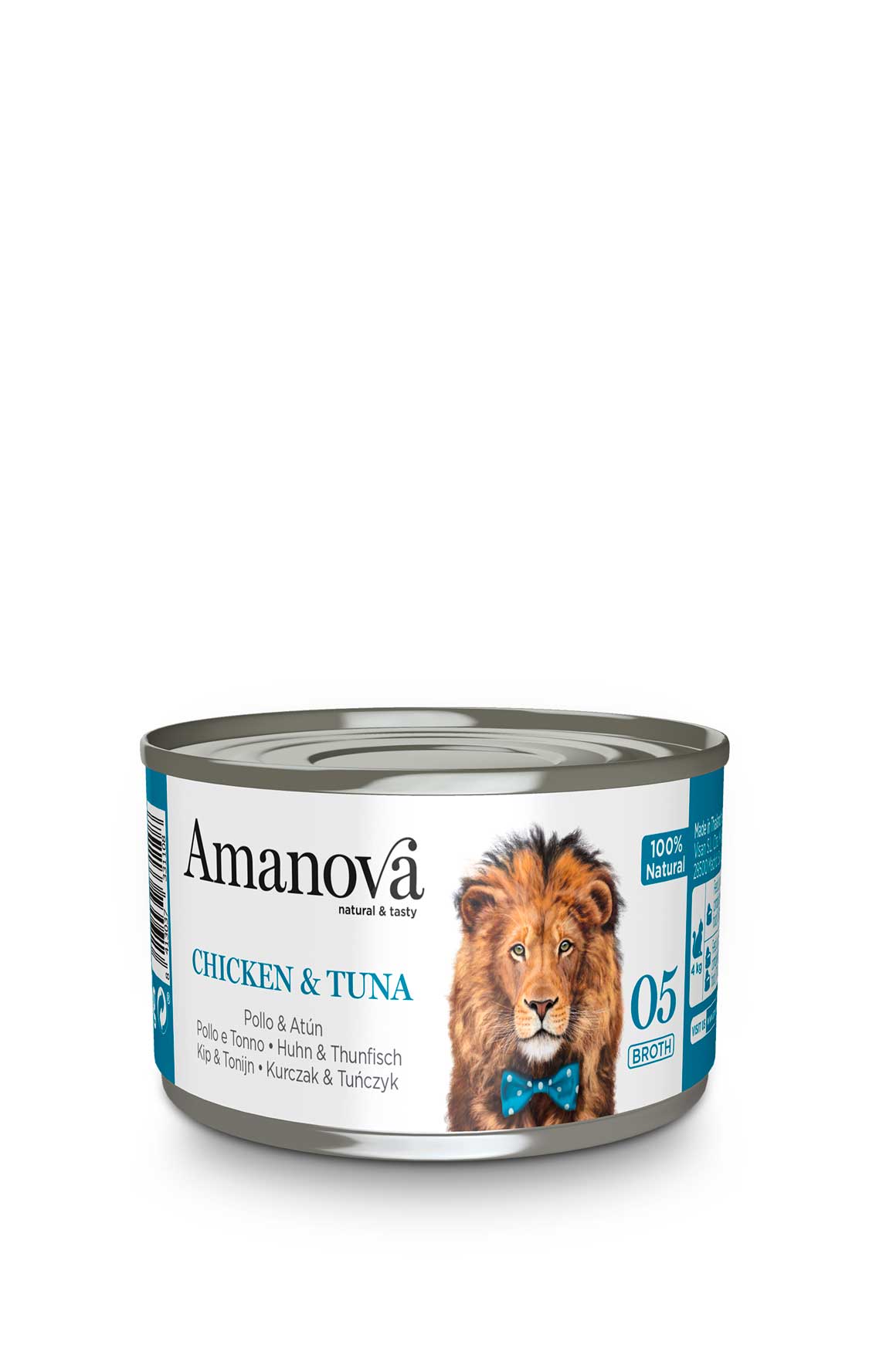 Amanova Chicken & Tuna. Pollo y atún. 70g