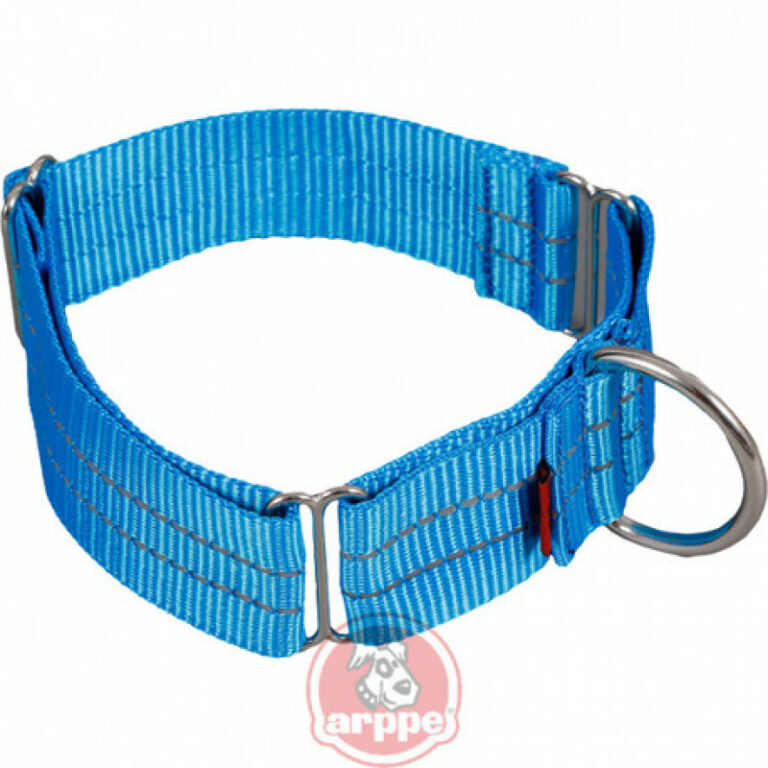 Collar Nylon Educativo Reflectante Azul Marino