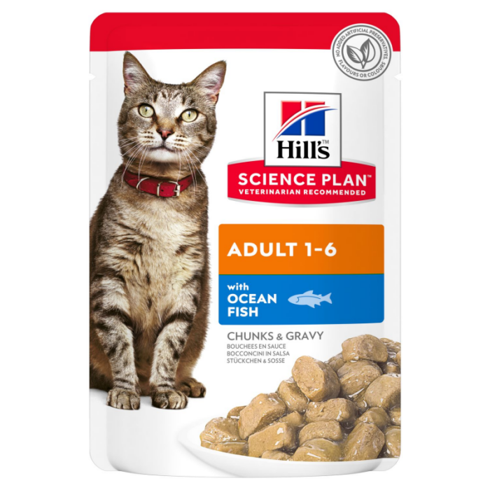 Hills SP Feline Adult Pescado Azul (Bolsita) 85 Gr