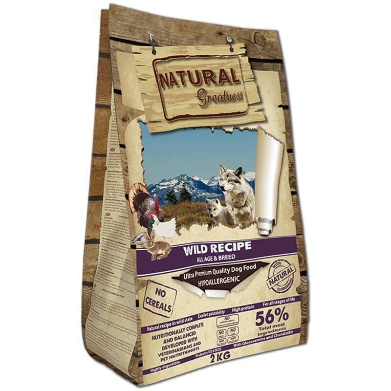 Pienso Natural Greatness Receta Salvaje 2kg