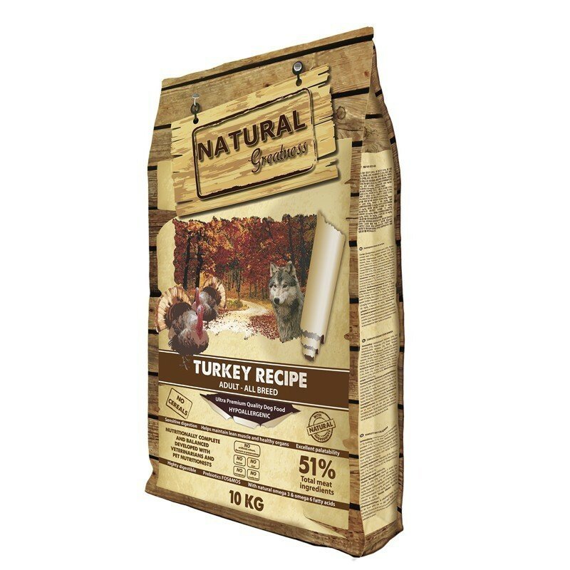 Natural Greatness Receta Pavo 10 Kg