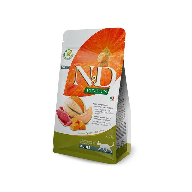 Pienso Farmina N&D PUMPKIN CAT PATO,MELON 1,5KG